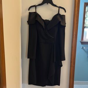 Xscape Black Strapless Dress Never Worn.